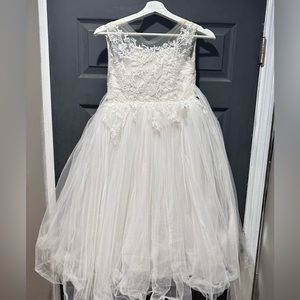 Custom made flower girl dress size 6